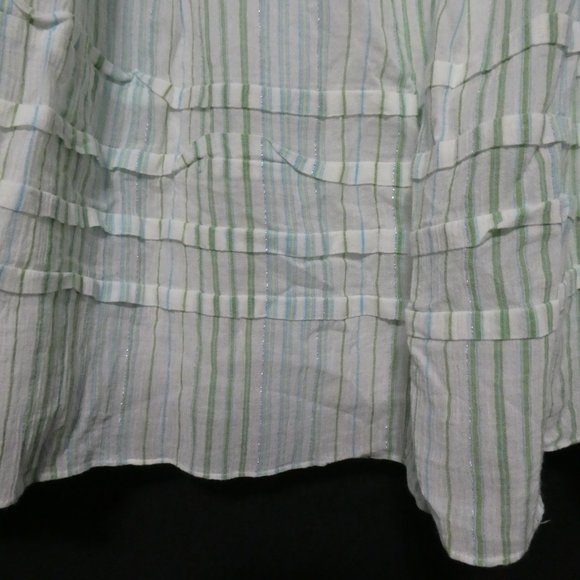 JESIRE size 36, 160/68A, striped lined skirt, side zip and tie - Picture 15 of 16